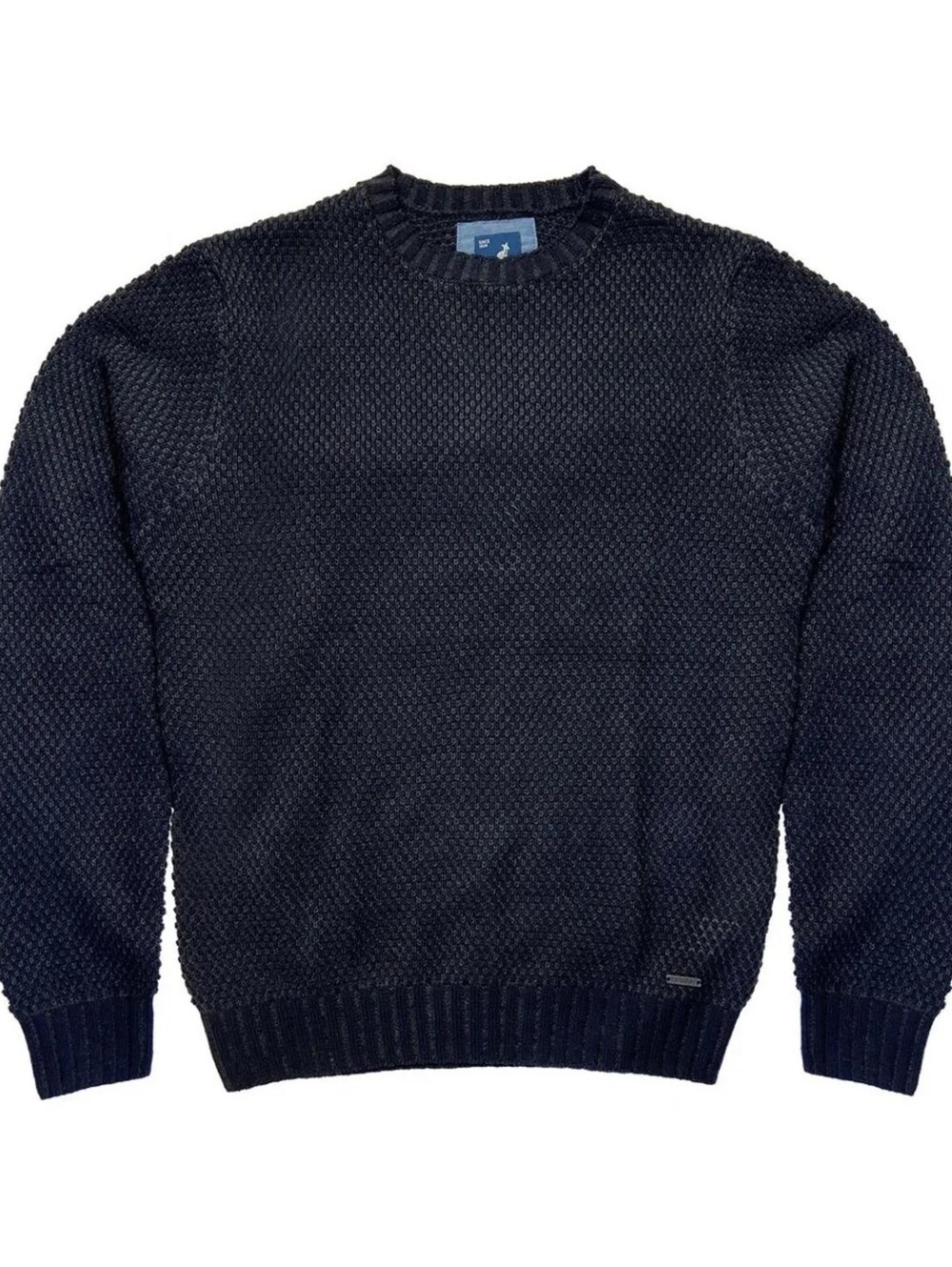 NWT Kangol Men's Dark Navy Textured Crewneck Sweater Medium